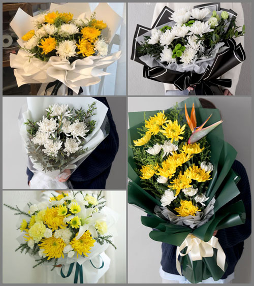 安徽蚌埠市怀远县褚集镇洄西村白事花束代送